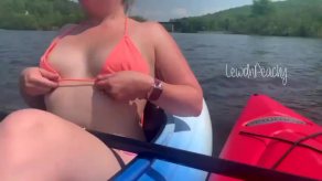 It’s Not Kayaking If You Don’t Whip Your Boobs Out For Some Pics Lol