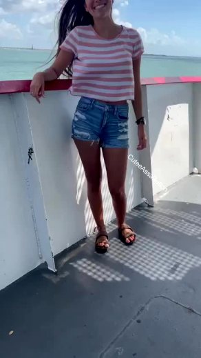 Suns Out Tits Out Even On The Ferry